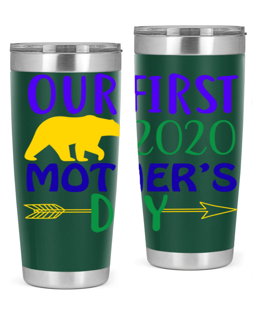 our first mothers day 4#- mardi gras- Tumbler