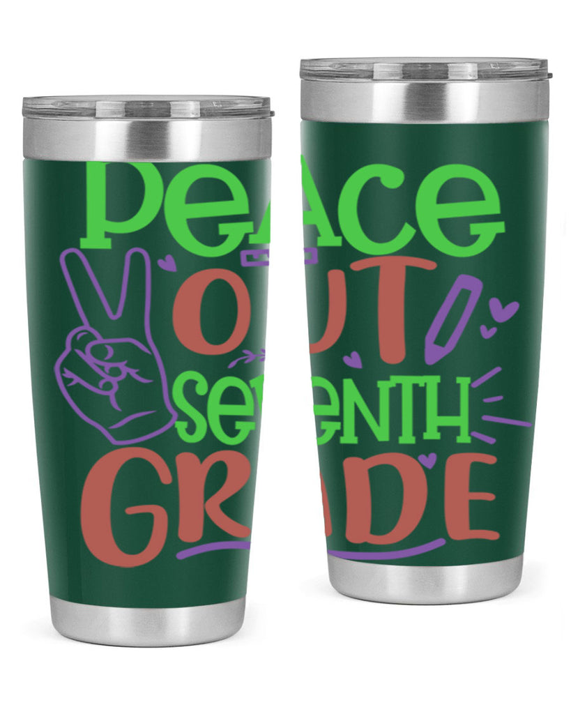 peace out 7th grade 2#- 7th grade- Tumbler