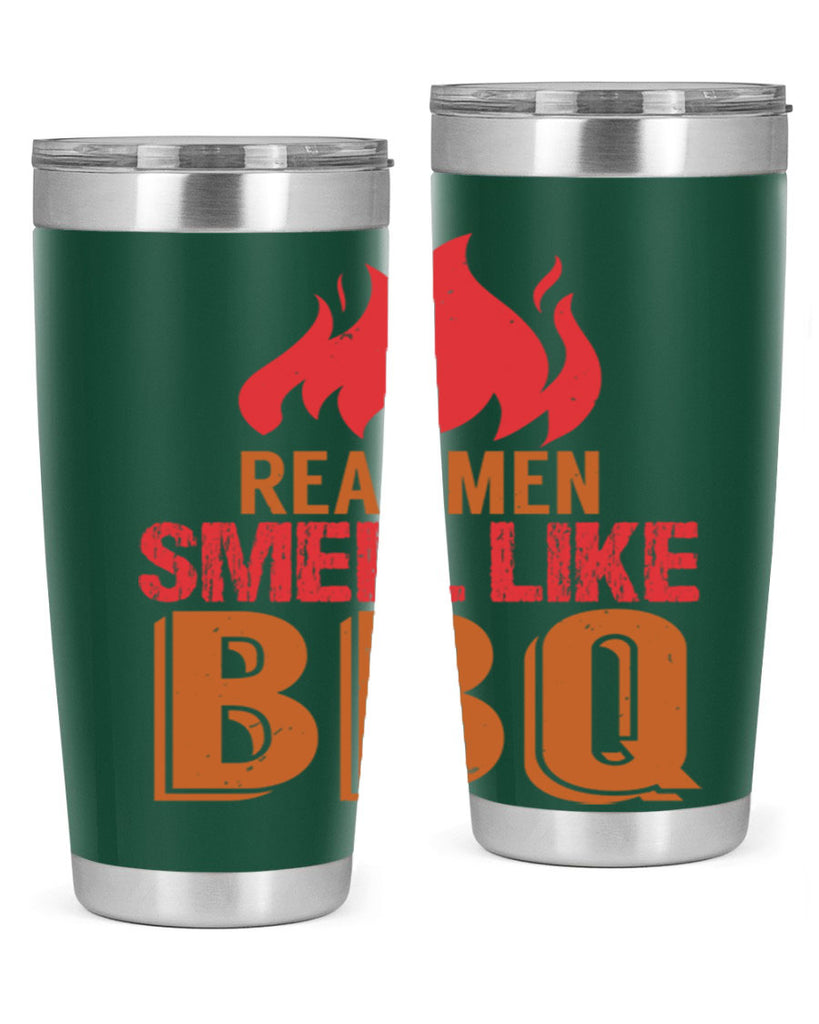 real men smell like bbq 16#- bbq- Tumbler