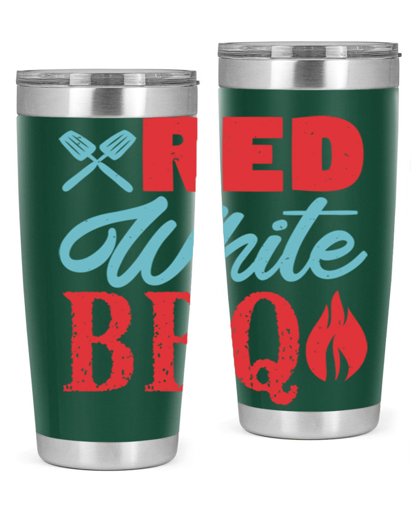 red white bbq 15#- bbq- Tumbler