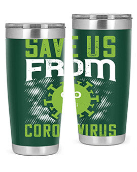 save us from coronavirus Style 25#- corona virus- Tumbler