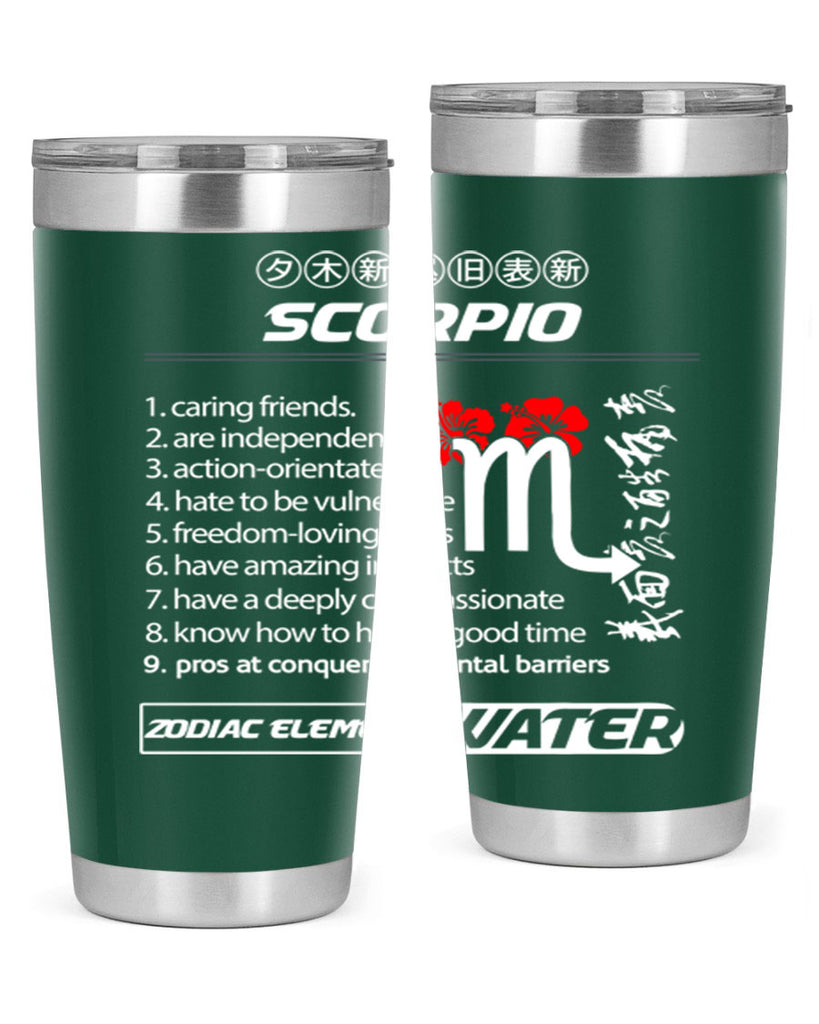 scorpio 456#- zodiac- Tumbler