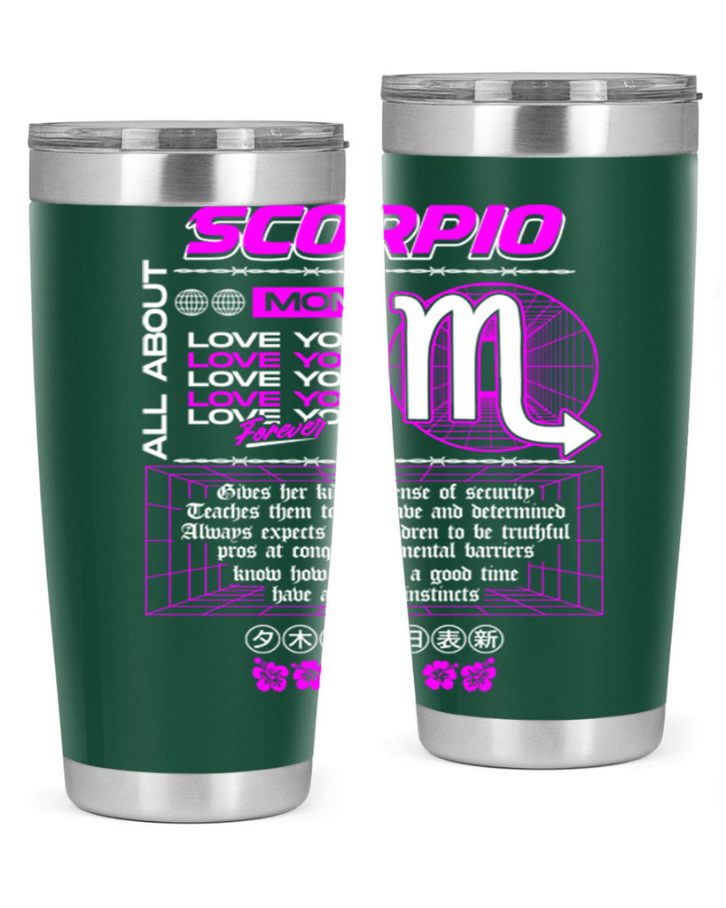 scorpio 457#- zodiac- Tumbler