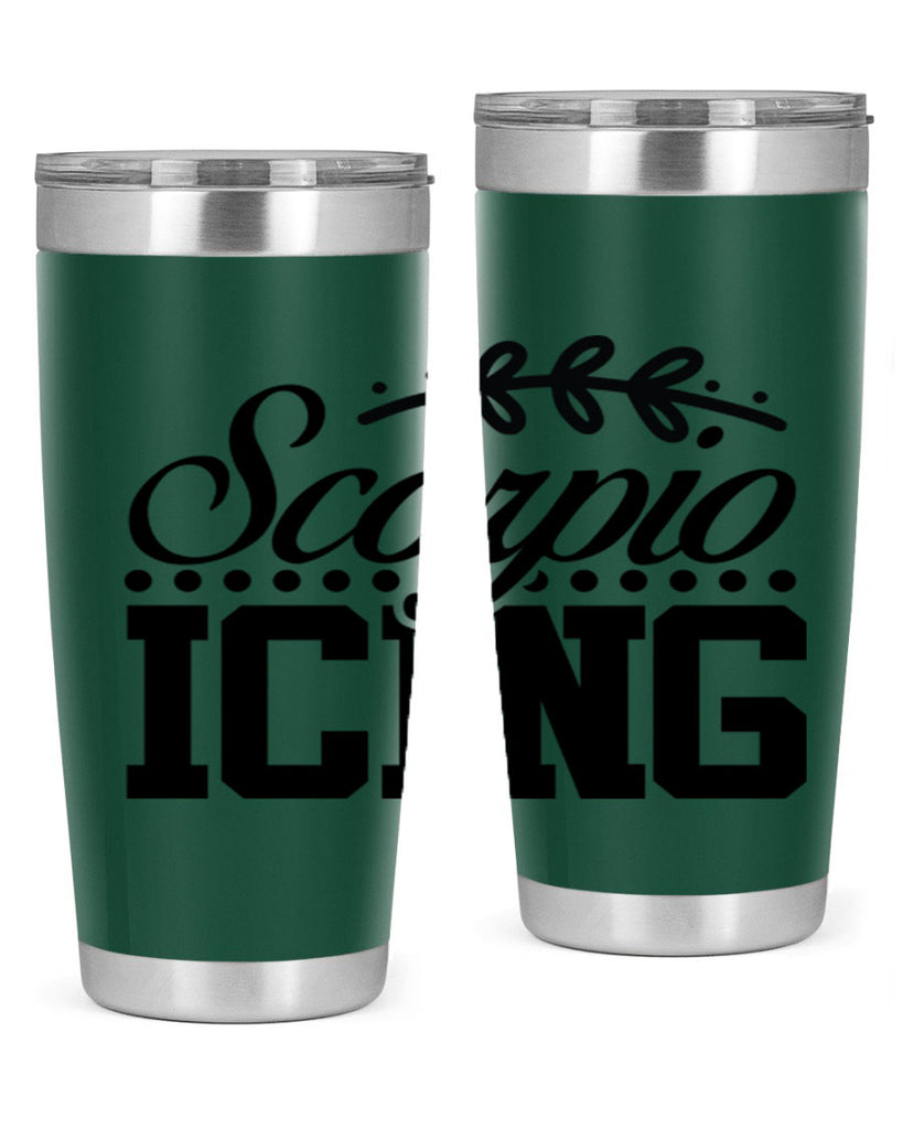 scorpio icing 442#- zodiac- Tumbler