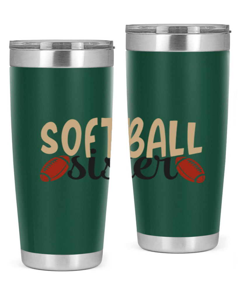 softball sister 2272#- softball- Tumbler