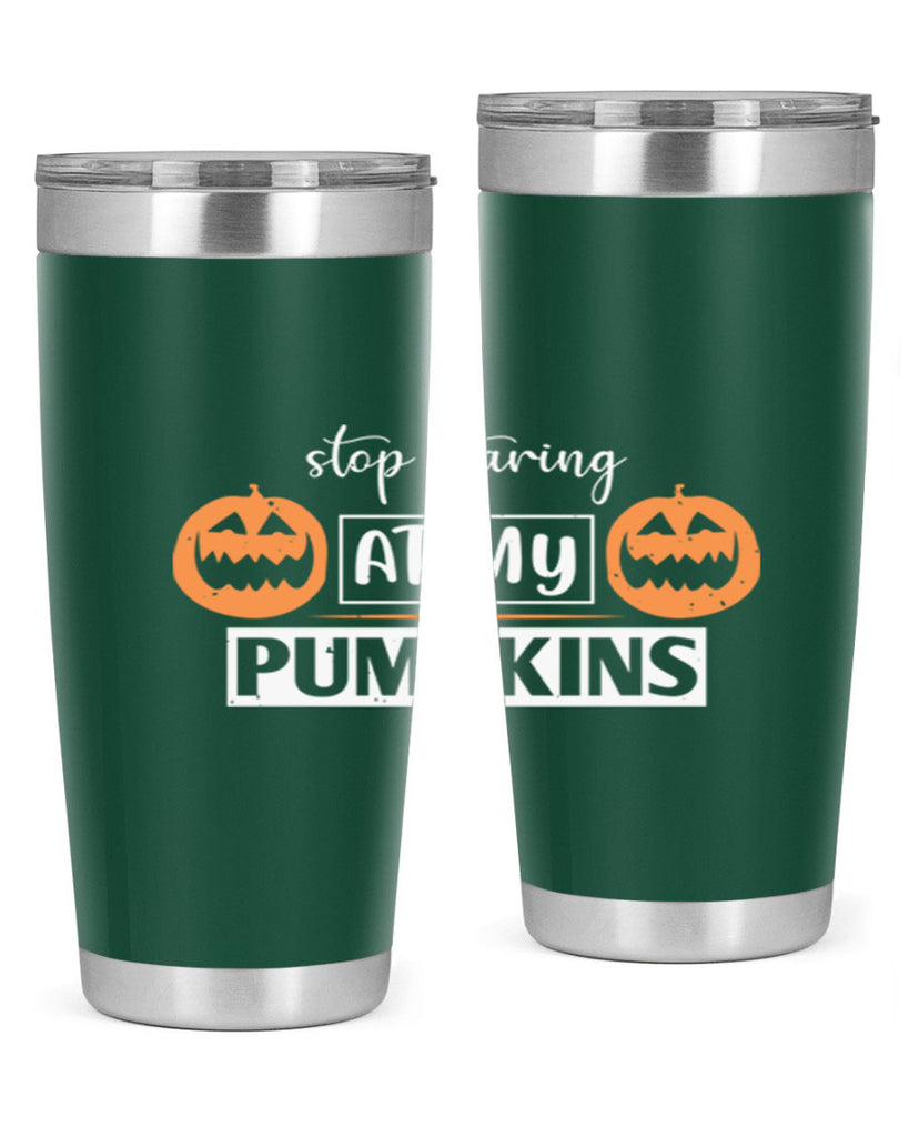 stop staring at my pumpkins 131#- halloween- Tumbler