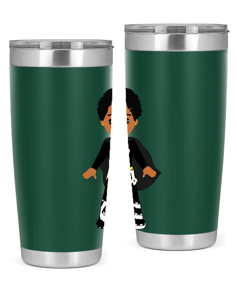 super kid 11#- black men - boys- tumbler