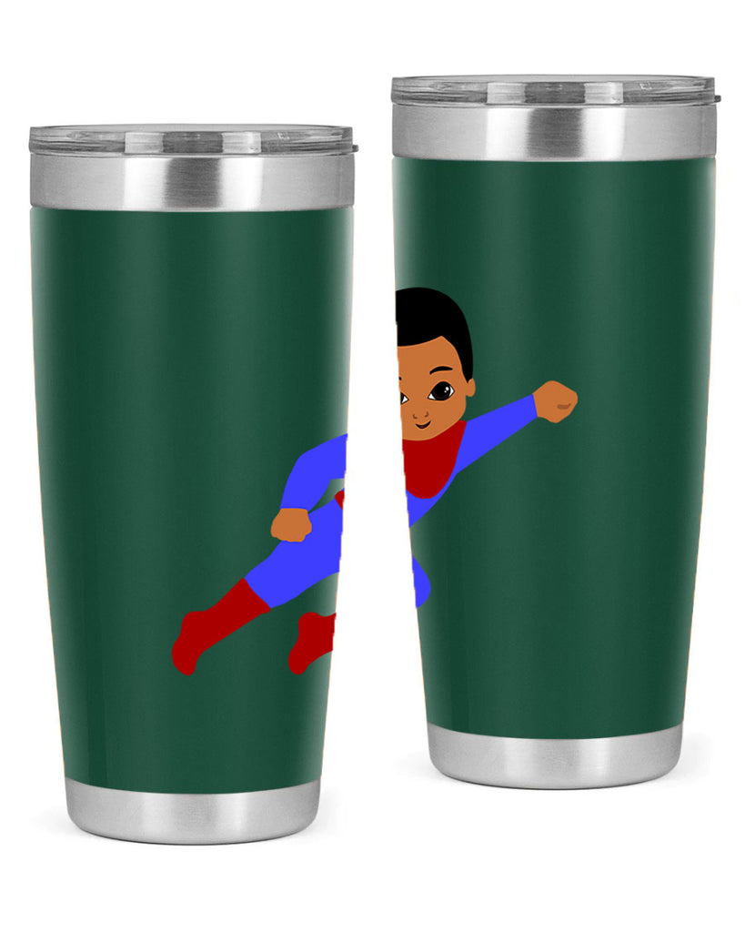 super kid 14#- black men - boys- tumbler