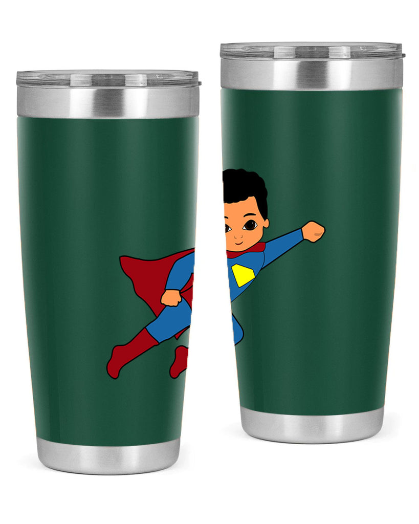 super kid 15#- black men - boys- tumbler
