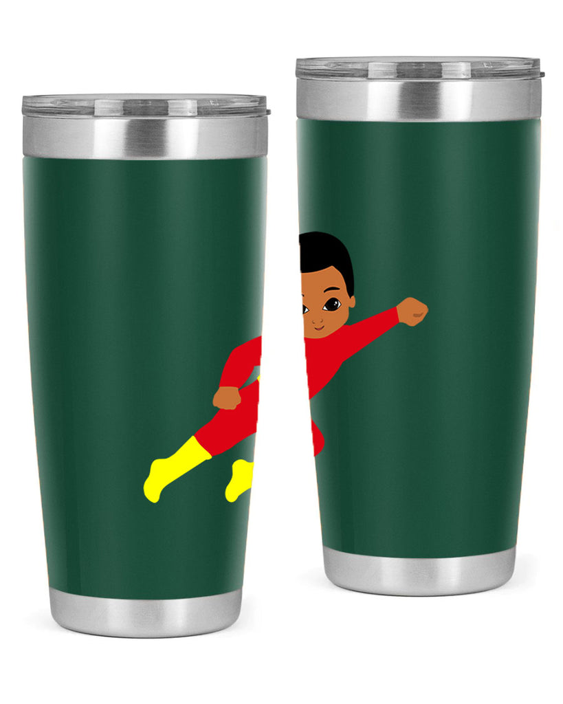 super kid 4#- black men - boys- tumbler