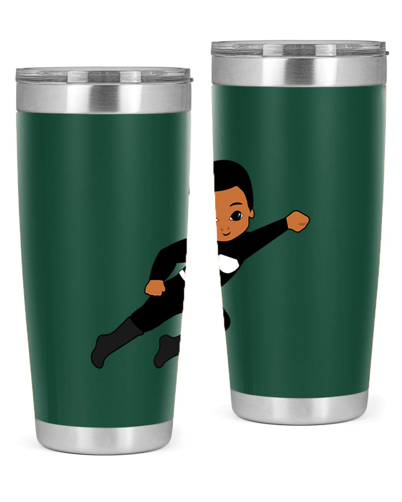 super kid 7#- black men - boys- tumbler