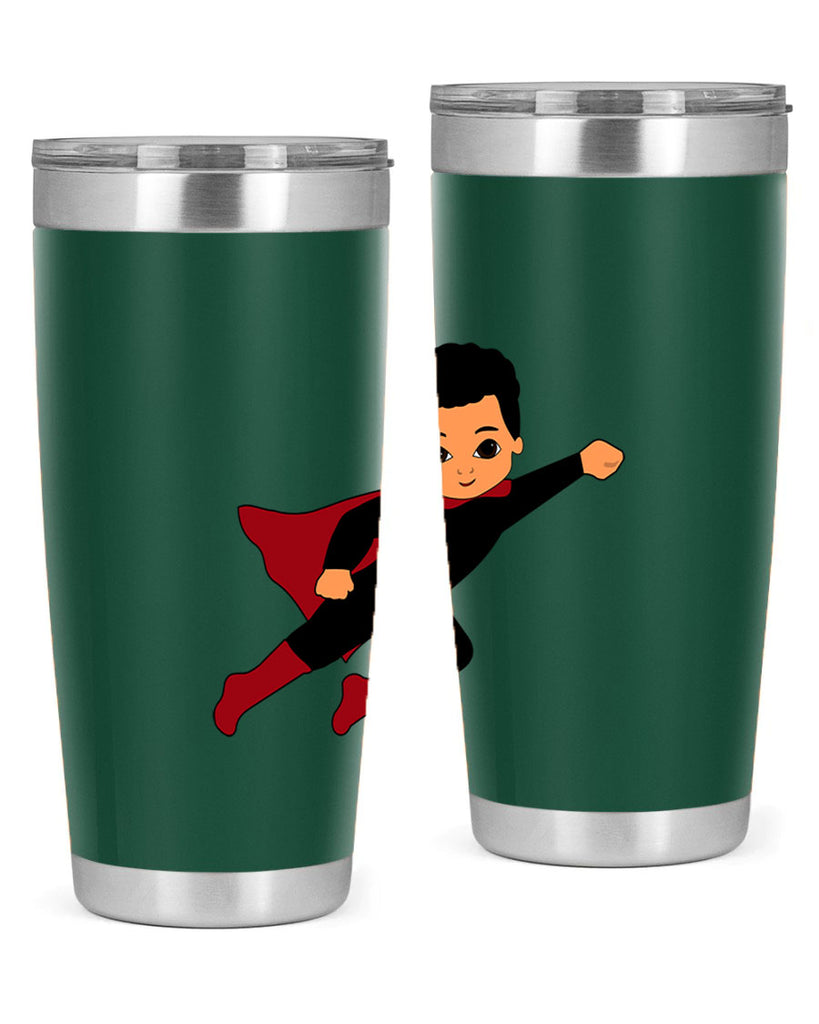 super kid 9#- black men - boys- tumbler