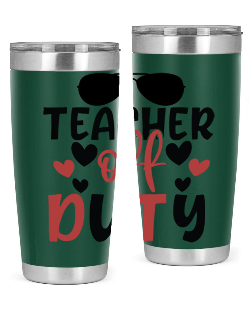 teacher off duty Style 205#- teacher- tumbler
