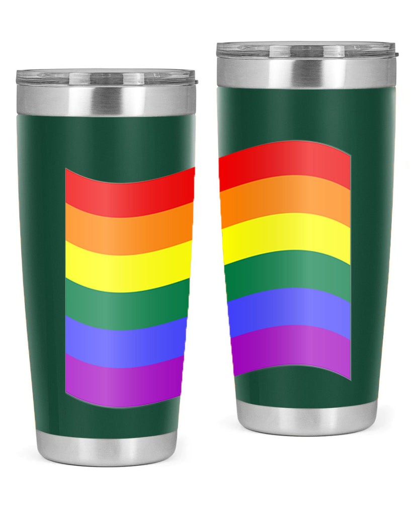 wavy rainbow flag 1#- lgbt- Tumbler