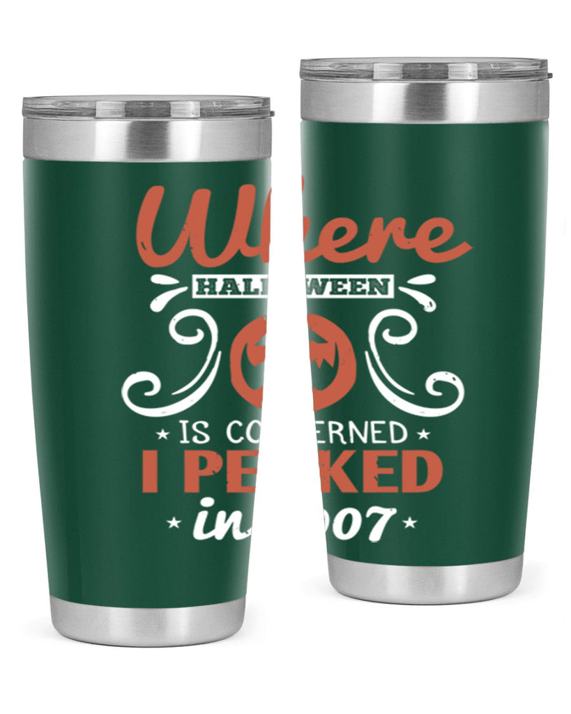 where halloween is 122#- halloween- Tumbler