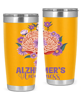 AlzheimerS Awareness Brain 12#- alzheimers- Tumbler