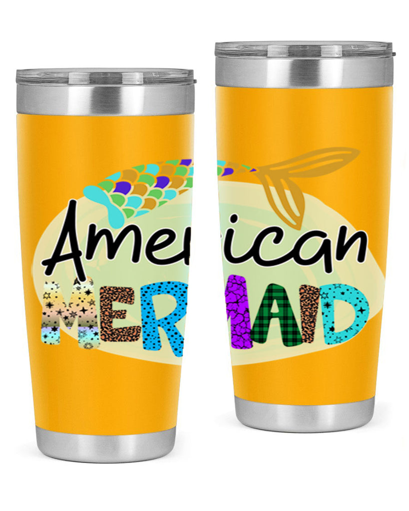 American Mermaid 14#- mermaid- Tumbler