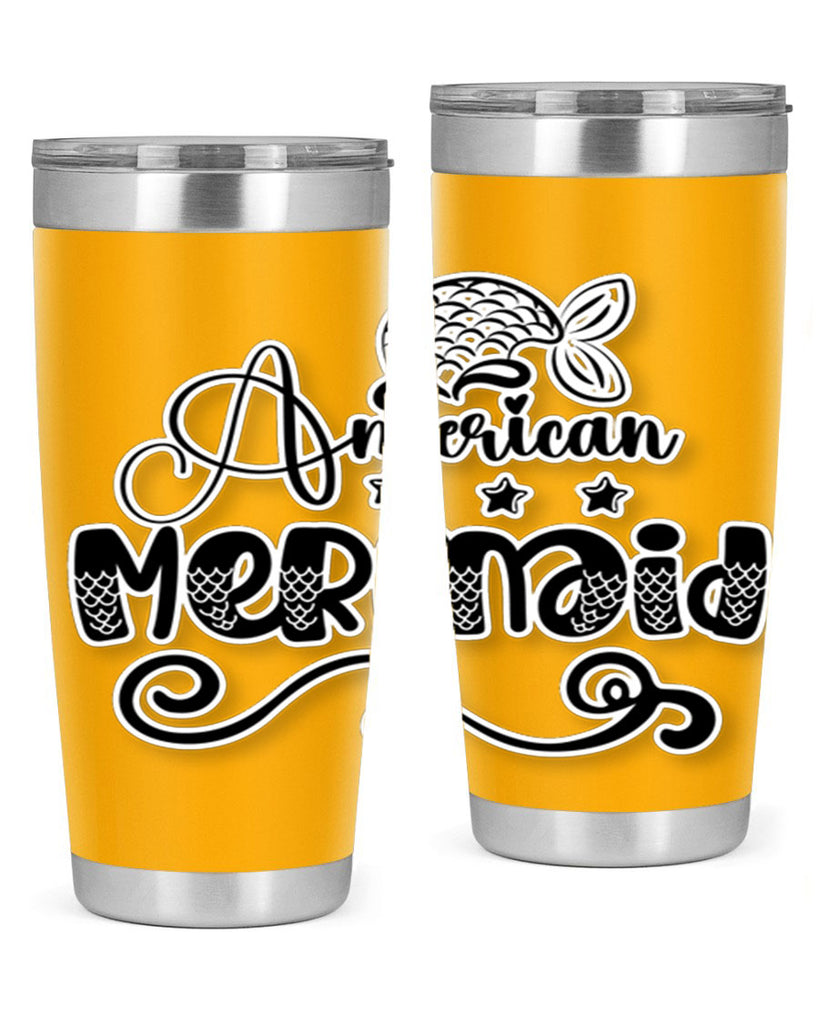 American Mermaid 15#- mermaid- Tumbler