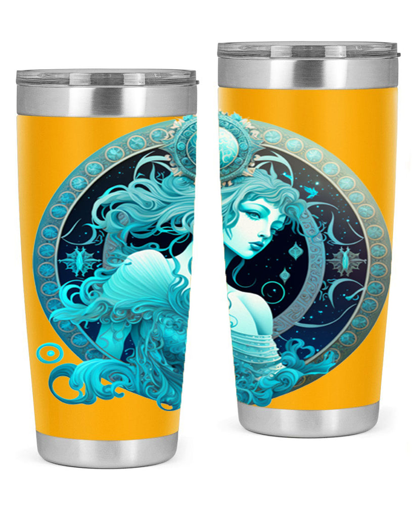 Aquarius 63#- zodiac- Tumbler