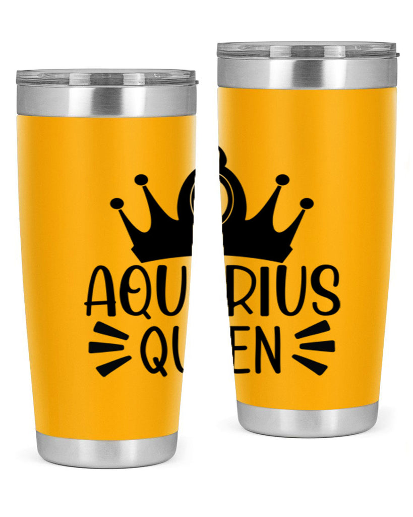 Aquarius queen 73#- zodiac- Tumbler