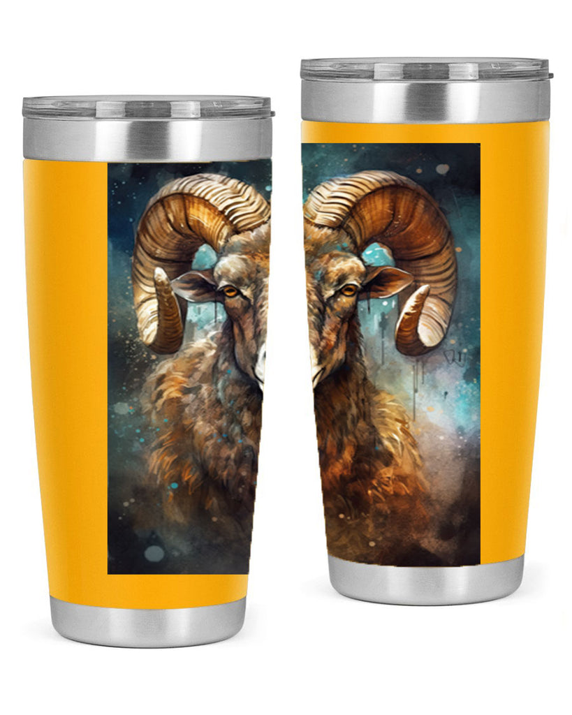 Aries 54#- zodiac- Tumbler