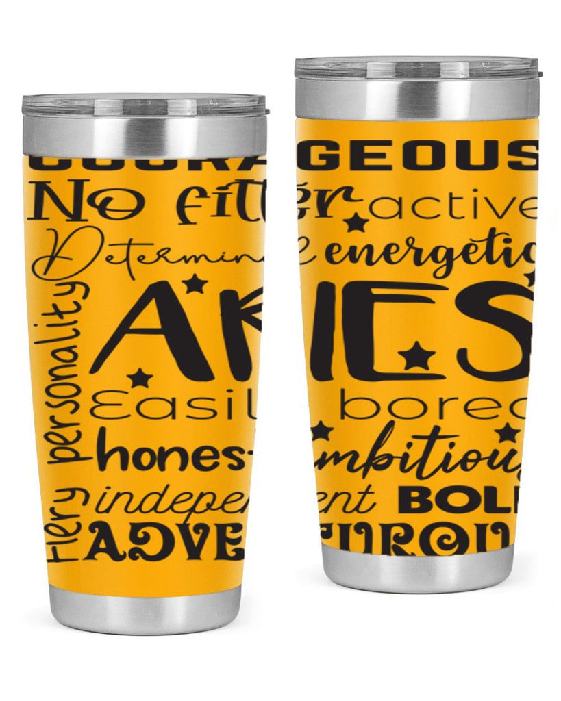 Aries 564#- zodiac- Tumbler