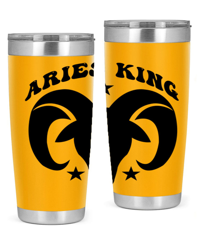 Aries king 110#- zodiac- Tumbler