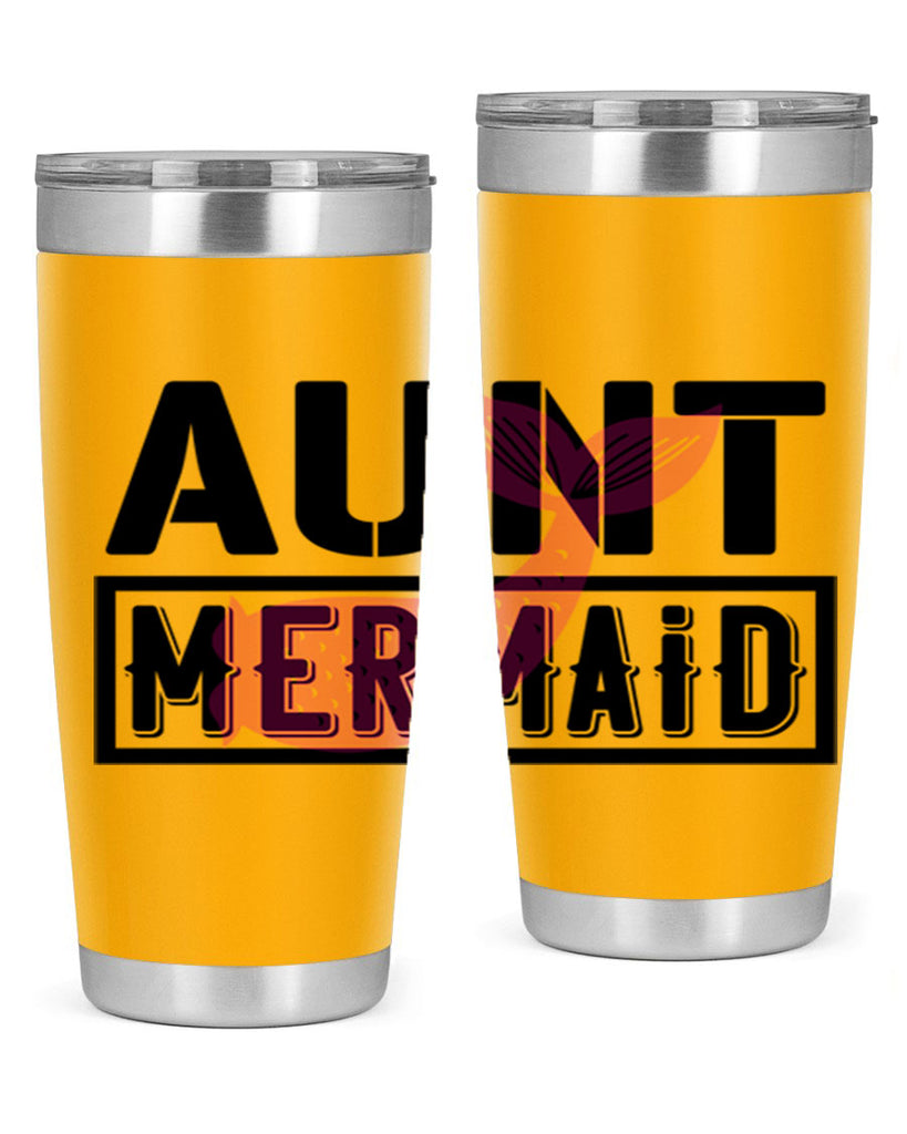 Aunt mermaid 17#- mermaid- Tumbler
