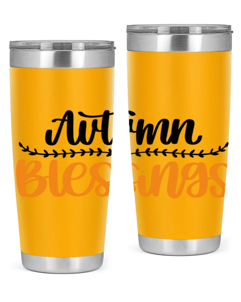 Autumn Blessings 473#- fall- Tumbler