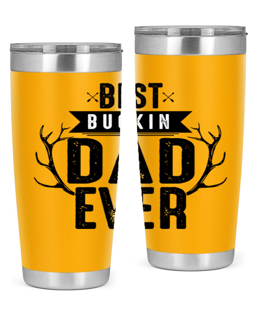 Best Buckin Dad ever 48#- dad- Tumbler