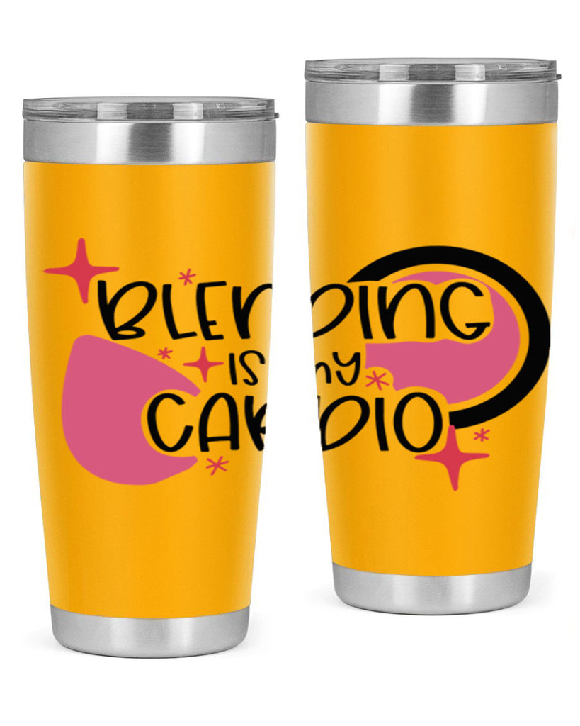 Blending Is My Cardio Style 128#- make up- Tumbler