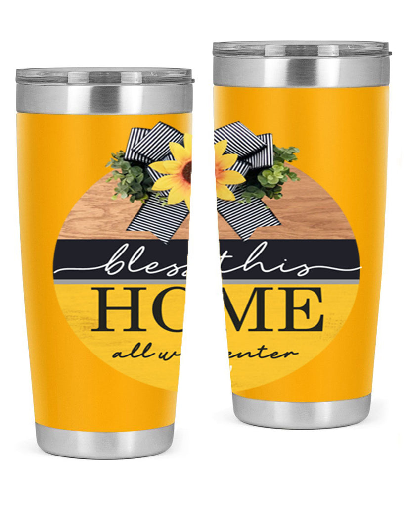 Bless this Home and all Mockup56#- spring- Tumbler