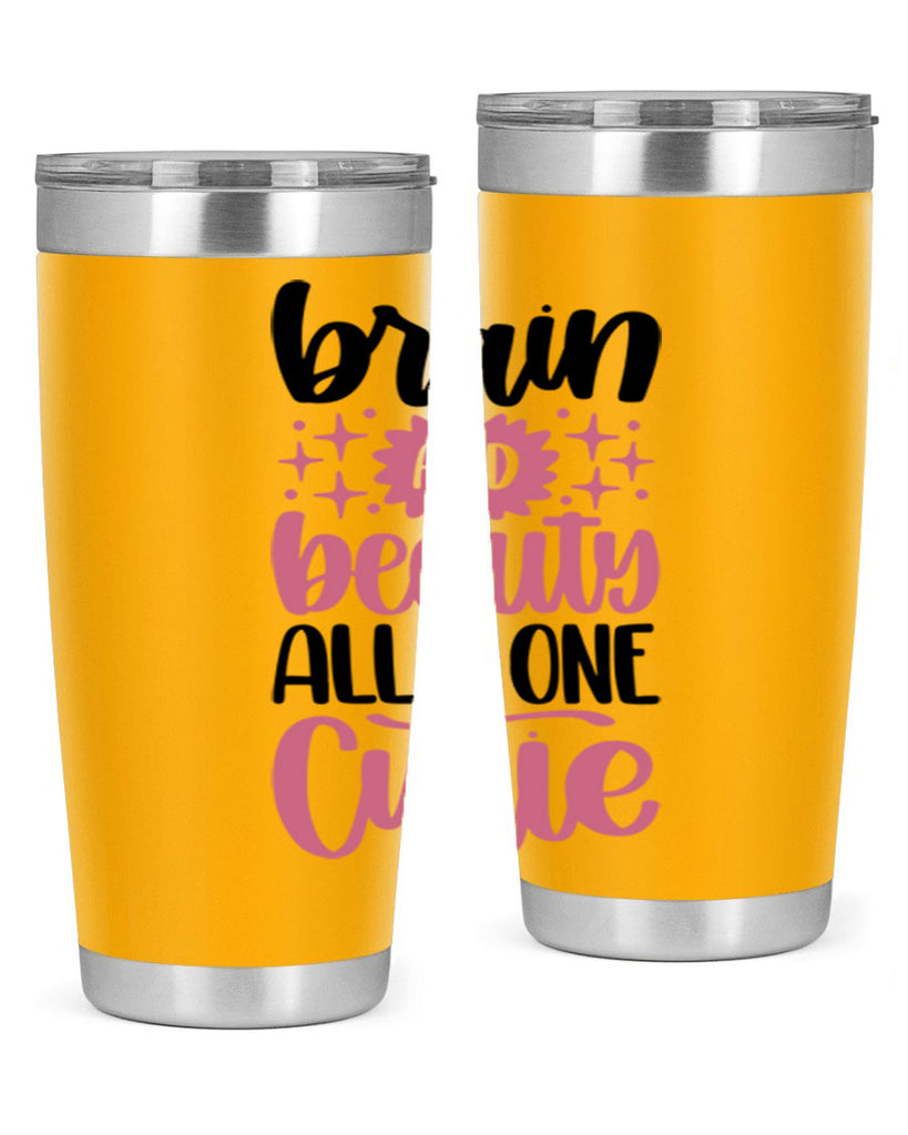 Brain And Beauty All In One Style 126#- make up- Tumbler