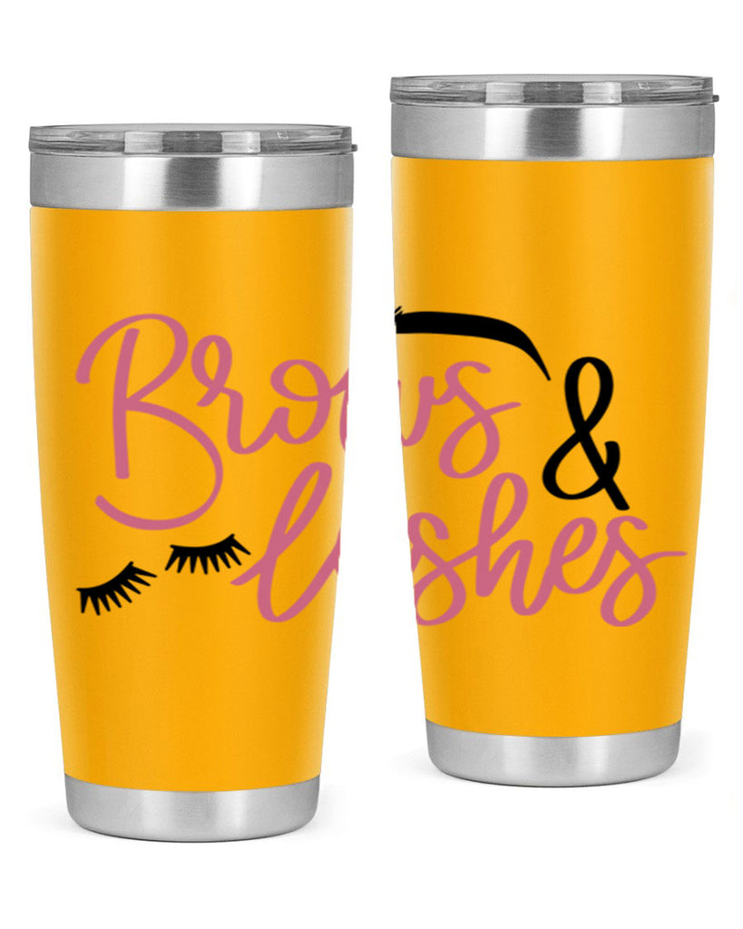 Brows Lashes Style 122#- make up- Tumbler