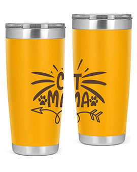 Cat Mama Style 5#- cat- Tumbler