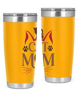 Cat Mom Style 6#- cat- Tumbler