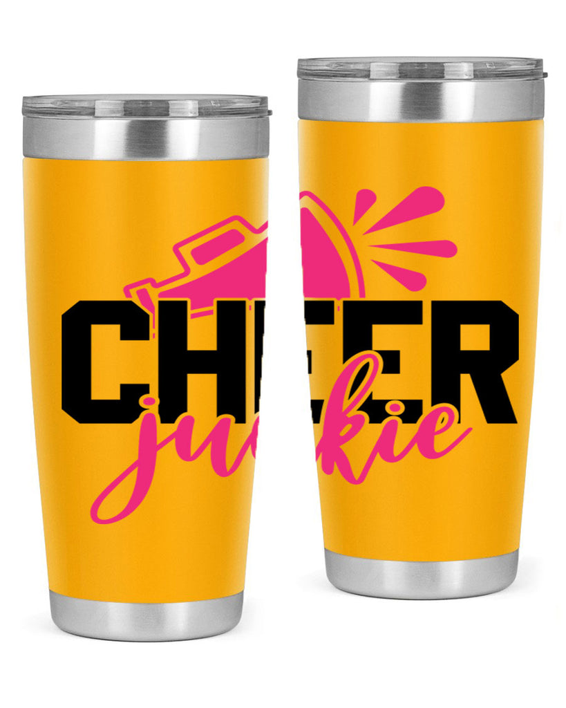 Cheer junkie 1390#- cheer- Tumbler