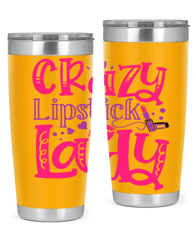 Crazy Lipstick Lady Style 241#- make up- Tumbler