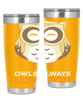 Cute Owl Always Love You A TurtleRabbit 3#- owl- Tumblers