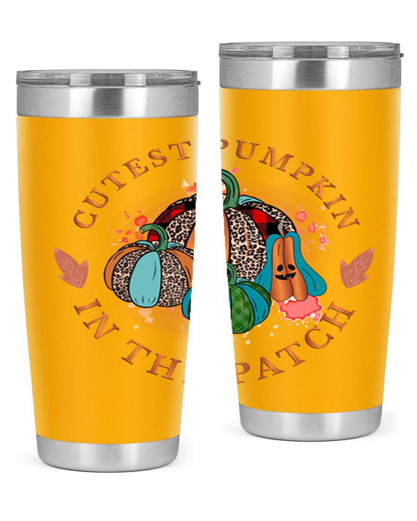 Cutest Pumpkin in the Patch 65#- fall- Tumbler