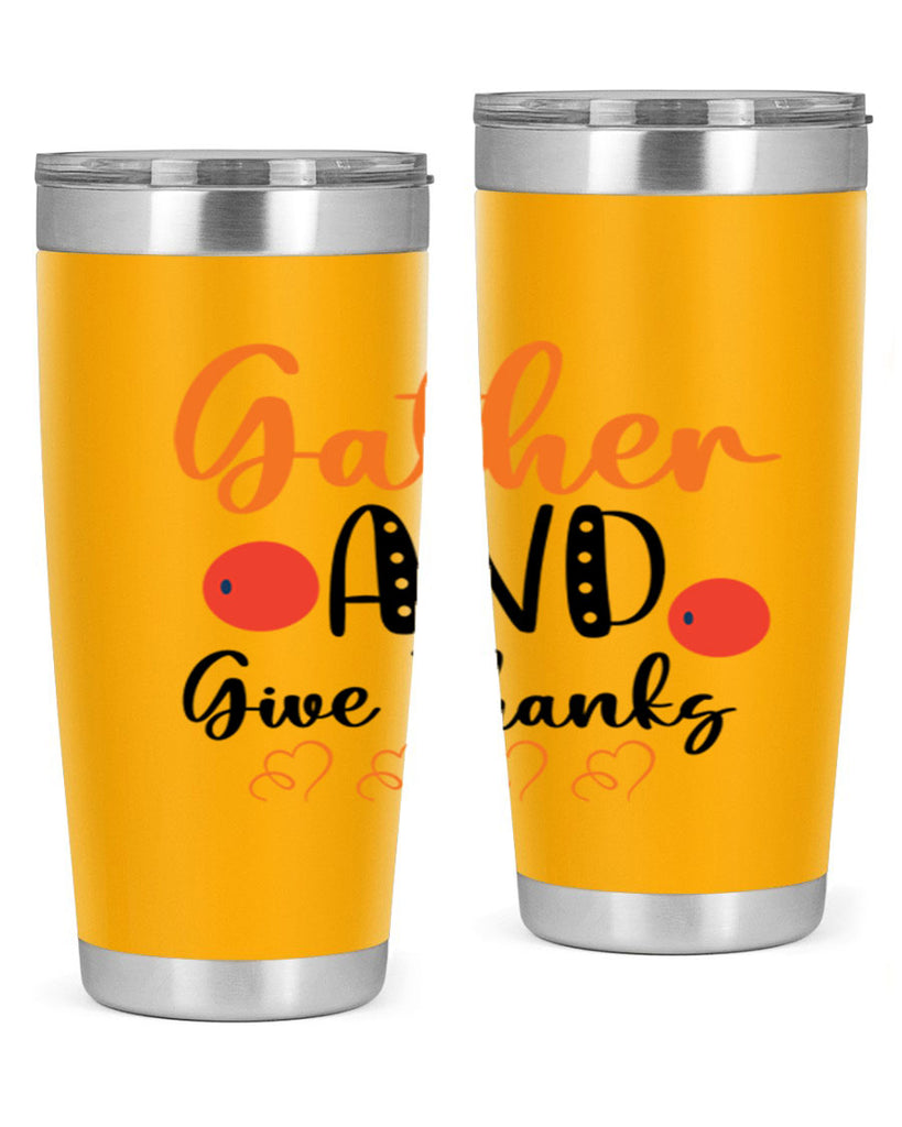 Gather And Give Thanks 188#- fall- Tumbler