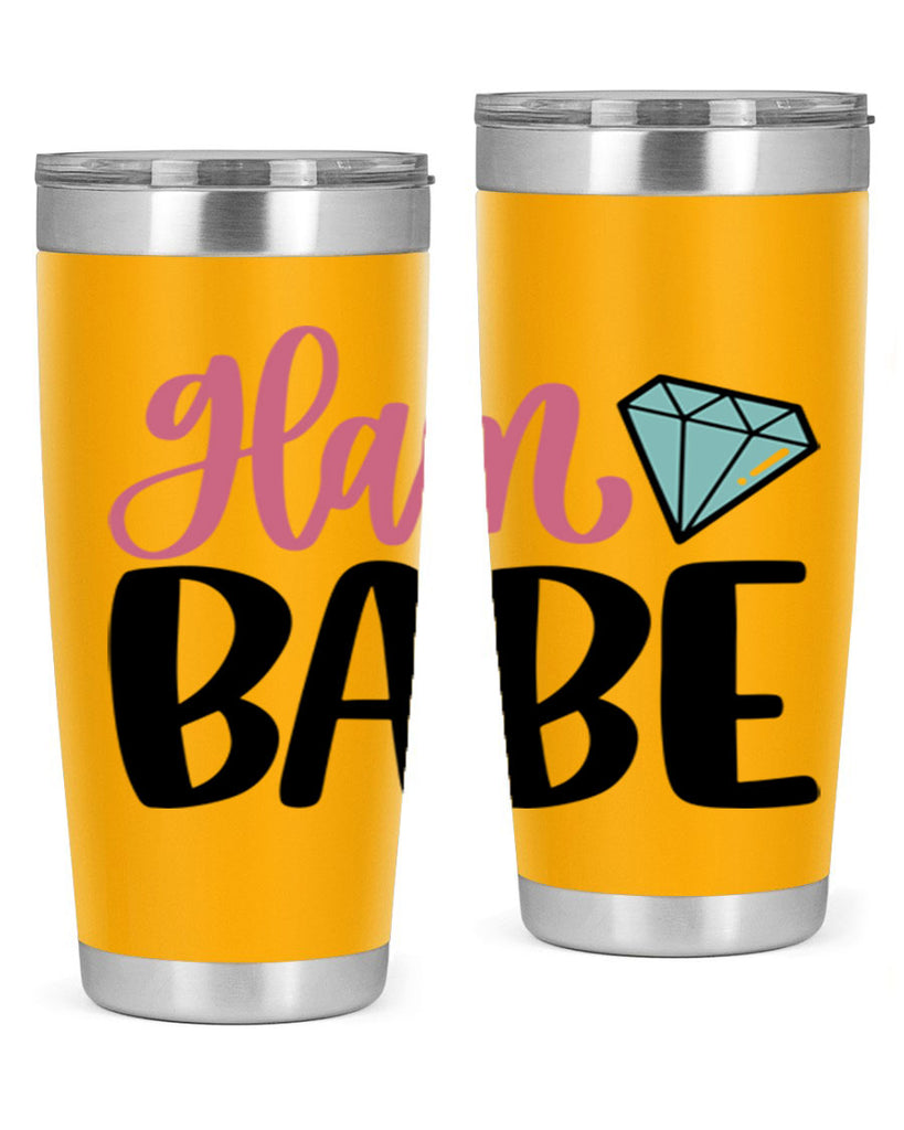 Glam Babe Style 98#- make up- Tumbler
