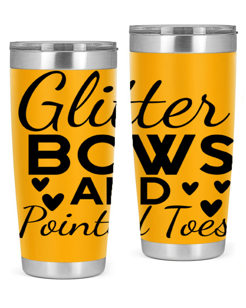 Glitter Bows and Pointed Toes 43#- ballet- Tumbler