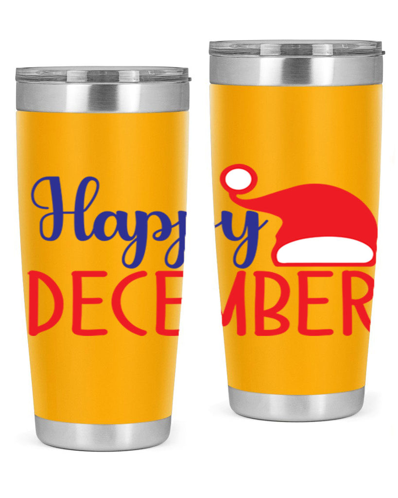 Happy December 135#- winter- Tumbler