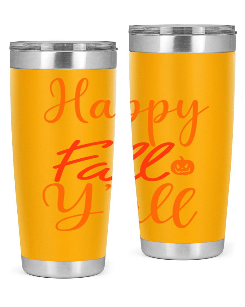 Happy Fall Yall Design 233#- fall- Tumbler