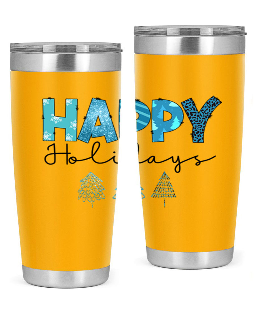 Happy Holidays 140#- winter- Tumbler