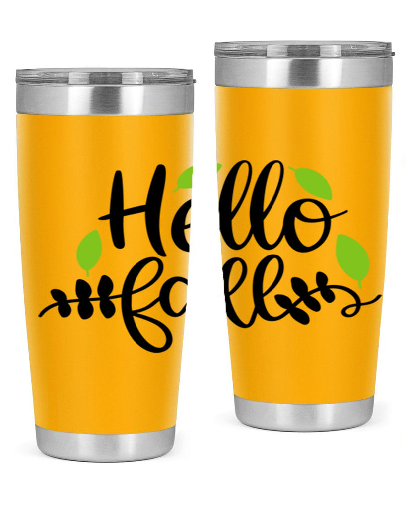 Hello Fall 283#- fall- Tumbler