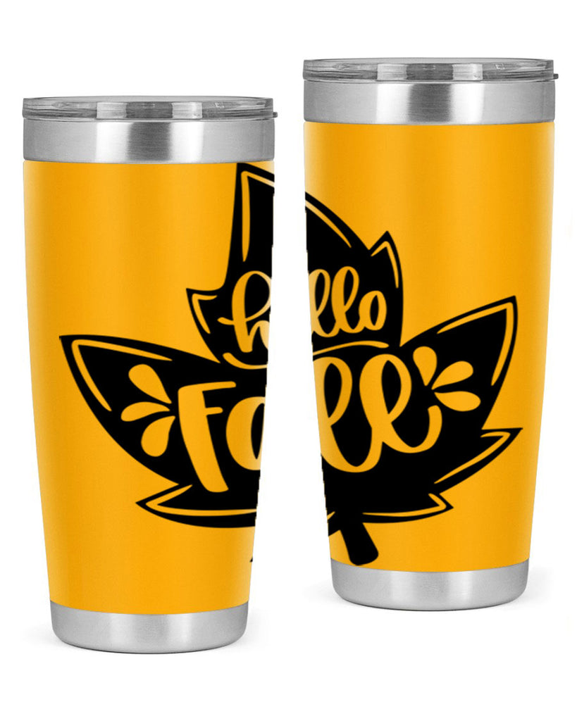 Hello Fall 494#- fall- Tumbler