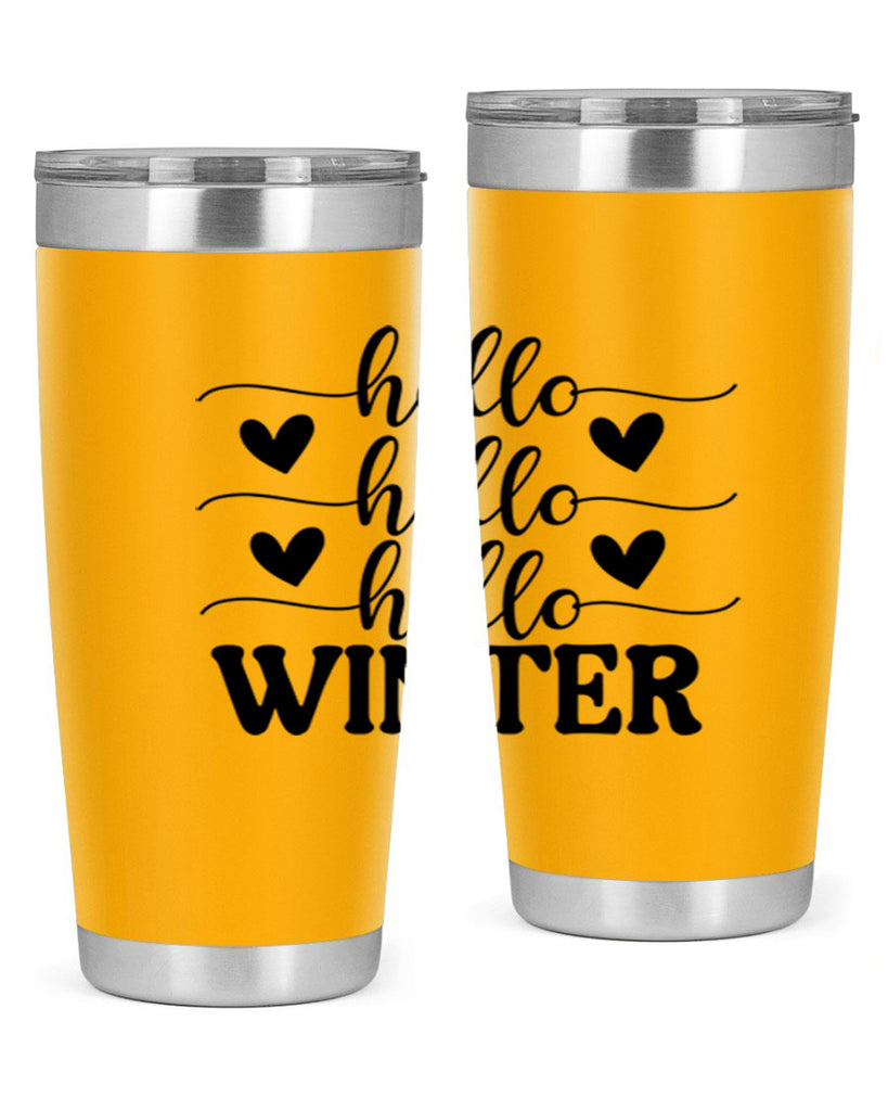Hello Winter 167#- winter- Tumbler