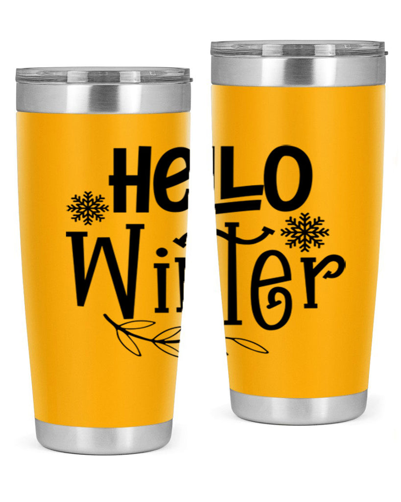 Hello Winter 168#- winter- Tumbler